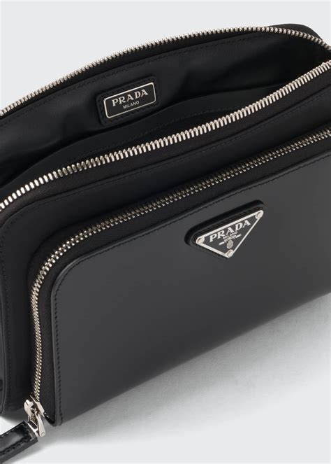 prada men crossbody|Prada men's crossbody pouch.